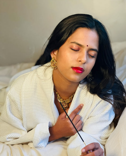 Yaazhini: South Indian Antique Necklace Set